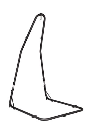 LA SIESTA® Amura Anthracite - Galvanized Steel Stand for Basic to Kingsize Hammock Chairs