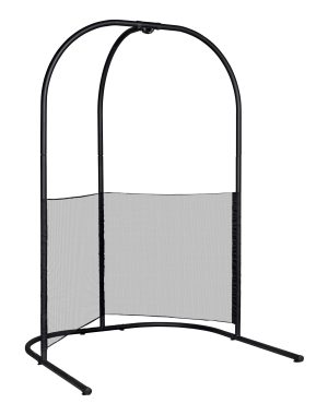 LA SIESTA® Arcada Anthracite - Galvanized Steel Stand for Hammock Chairs and Kids Hanging Nests