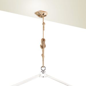 LA SIESTA® CasaMount Beige - Ceiling & Beam Suspension Set for Hammock Chairs